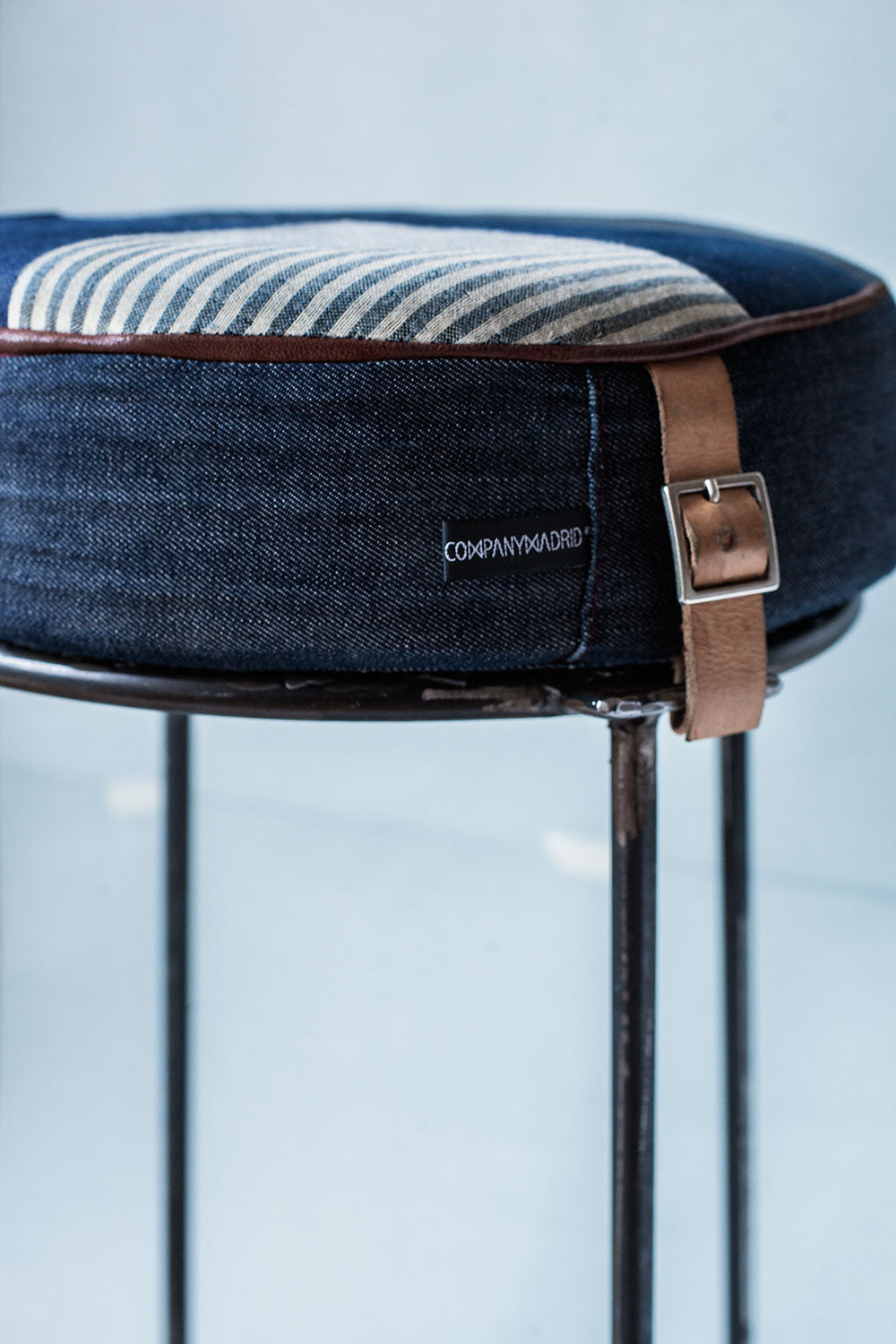Taburete Denim + Forja